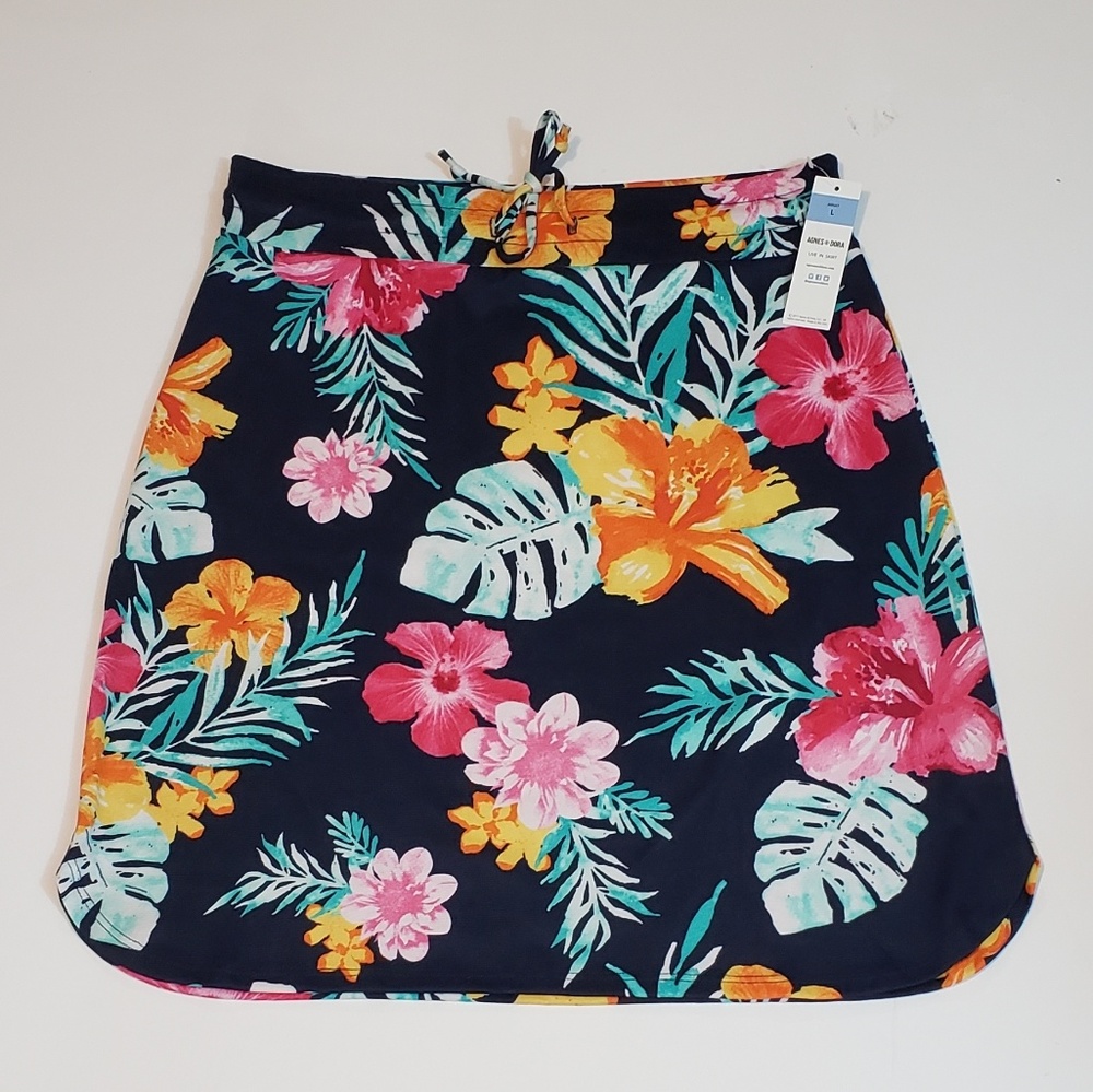 Live In Skirt - Hawaiian Print